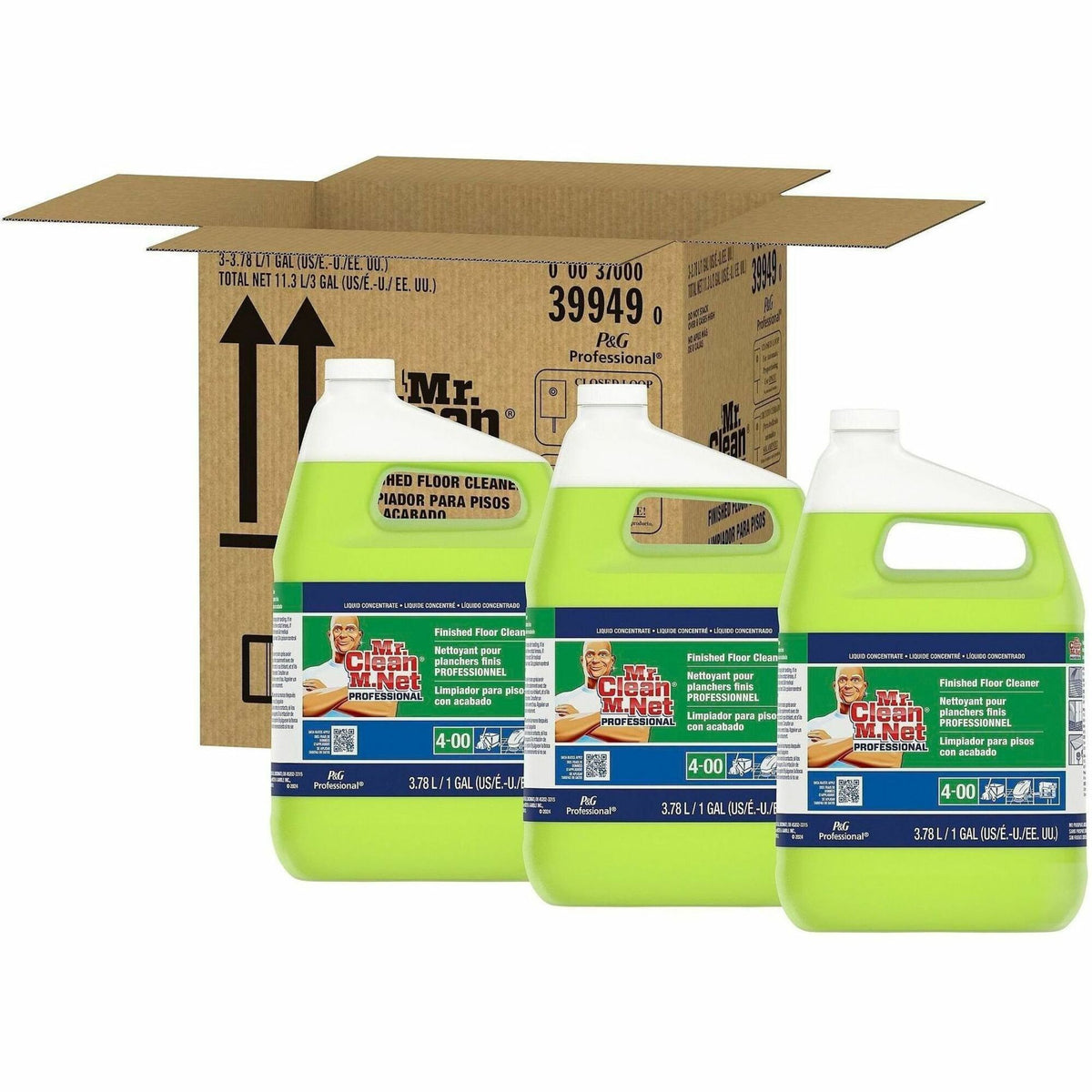 Mr. Clean Pro. All-Purpose Floor Cleaner - For Multi Surface, Multipurpose - Concentrate - 128 fl oz (4 quart) - Fresh L
