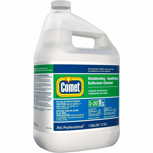 Comet Disinfecting Bath Cleaner - For Bathroom, Multi Surface, Restroom - Liquid - 128 fl oz (4 quart) - Citrus Scent - 