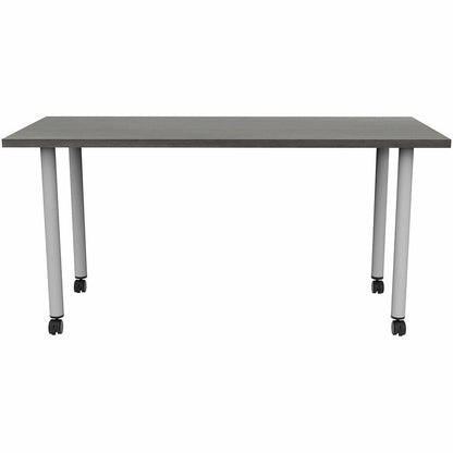 Safco Jurni Multi-Purp. Table w/Post Leg & Casters - Powder Coated Post Leg Base - 1 Each
