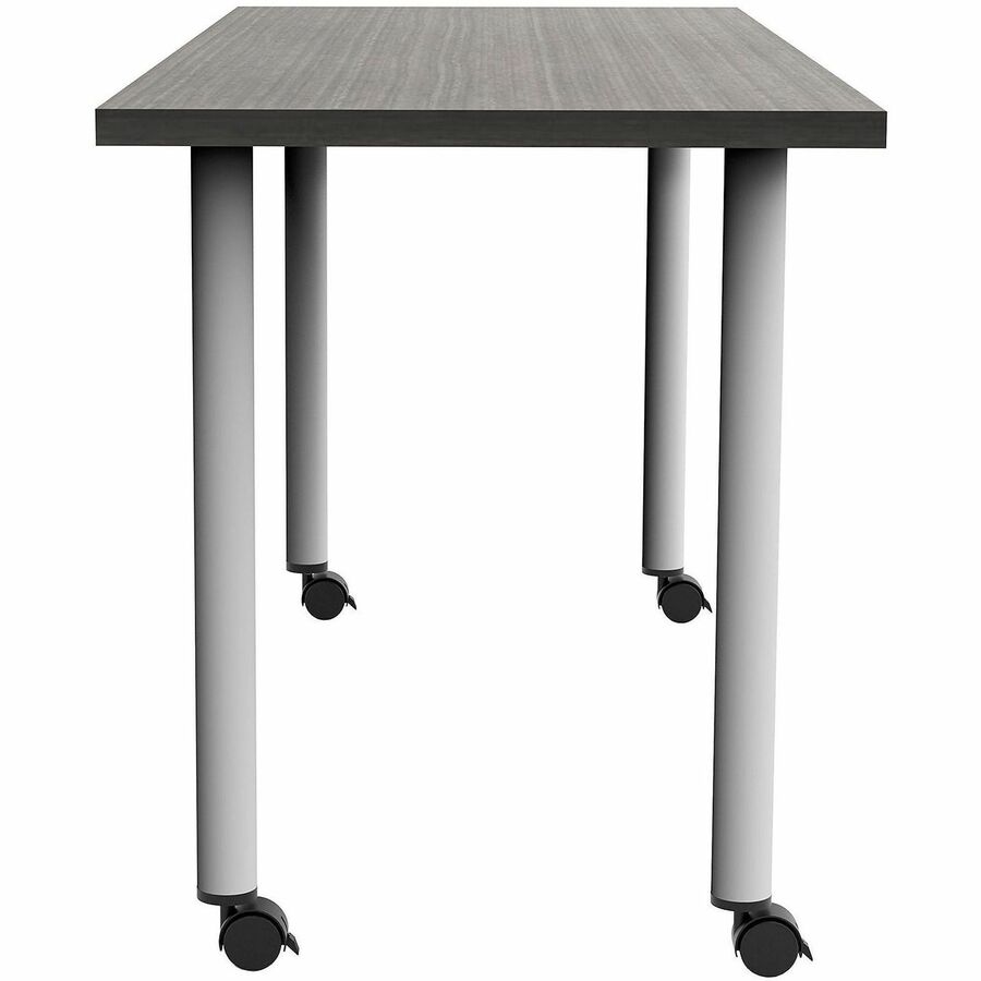 Safco Jurni Multi-Purp. Table w/Post Leg & Casters - Powder Coated Post Leg Base - 1 Each