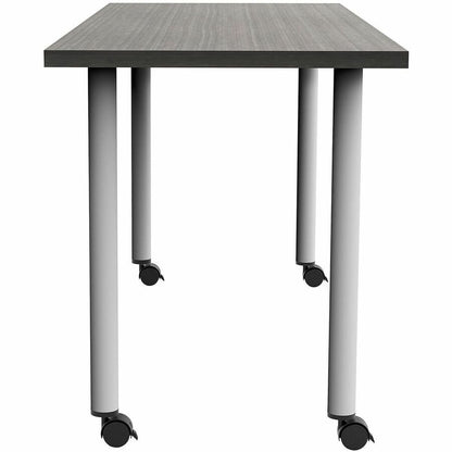 Safco Jurni Multi-Purp. Table w/Post Leg & Casters - Powder Coated Post Leg Base - 1 Each