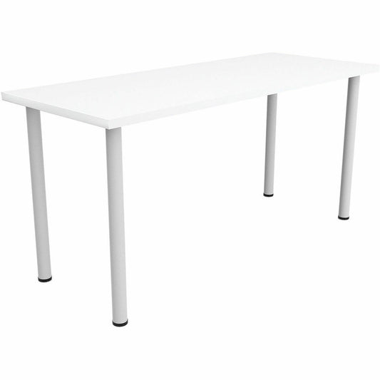 Safco Jurni Multi-Purp. Table w/Post Leg & Glides - Powder Coated Post Leg Base - 1 Each