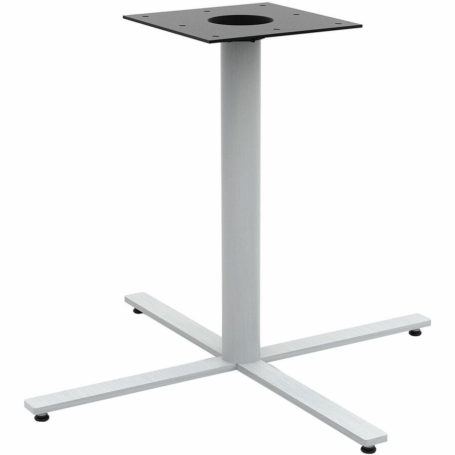 Safco Jurni Cafe Table with Round Top - Round Top - Textured, Powder Coated Base - 42" Table Top Diameter - 29" Height -