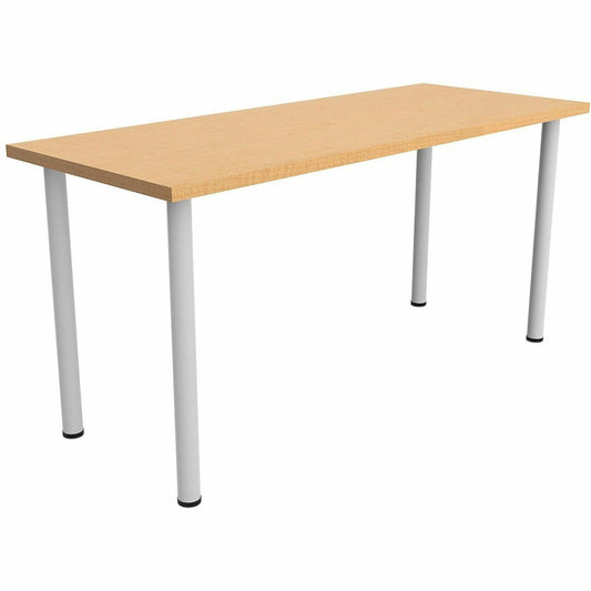 Safco Jurni Multi-Purp. Table w/Post Leg & Glides - Powder Coated Post Leg Base - 1 Each