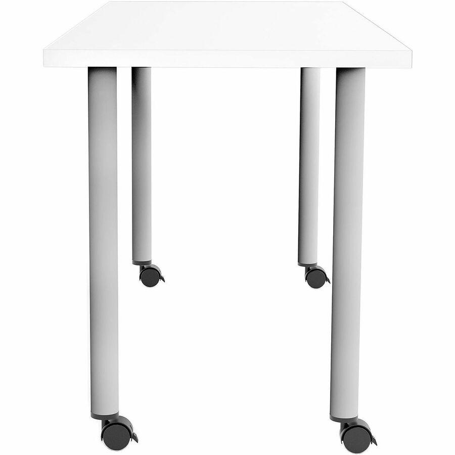 Safco Jurni Multi-Purp. Table w/Post Leg & Casters - Powder Coated Post Leg Base - 1 Each