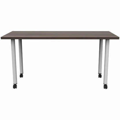 Safco Jurni Multi-Purp. Table w/Post Leg & Casters - Powder Coated Post Leg Base - 1 Each