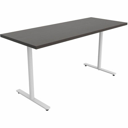 Safco Jurni Multi-Purp. Table w/T-Leg & Glides - Textured T-shaped, Powder Coated Base - 1 Each