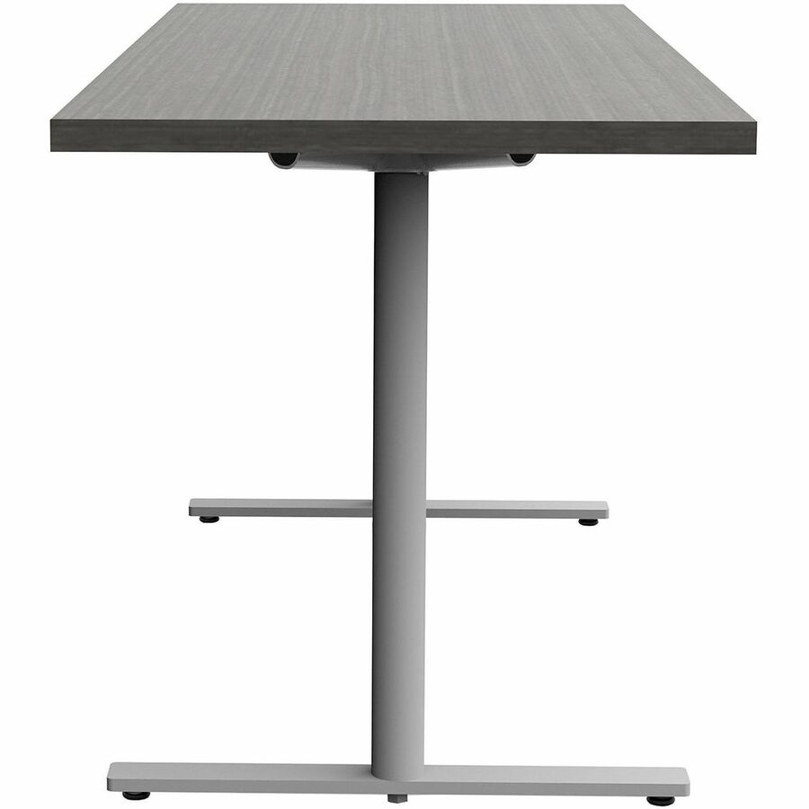 Safco Jurni Multi-Purp. Table w/T-Leg & Glides - Textured T-shaped, Powder Coated Base - 1 Each