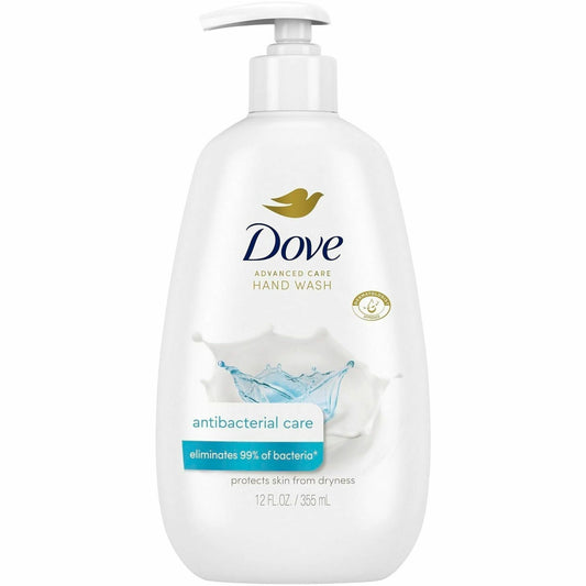 Dove Adv.-Care Antibacterial Hand Wash - Kill Germs, Bacteria Remover - Hand - Moisturizing - Antibacterial - White - 4 