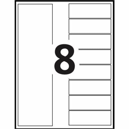 Avery Ready Index Table of Contents Dividers - 8 x Divider(s) - 8 Printed Tab(s) - Digit - 1-8 - 8 Tab(s)/Set - 1 Set