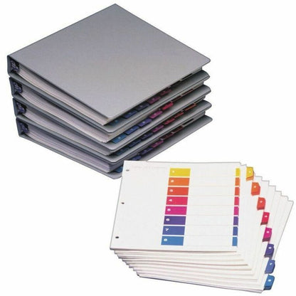Avery Ready Index Table of Contents Dividers - 8 x Divider(s) - 8 Printed Tab(s) - Digit - 1-8 - 8 Tab(s)/Set - 1 Set