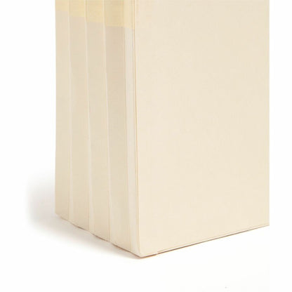 Smead Straight Tab Cut Legal Recycled File Pocket - 8 1/2" x 14" - 3 1/2" Expansion - 2 Plys - Manila - Tear Proof - 10%