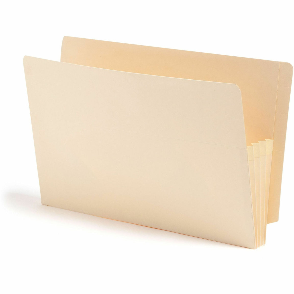 Smead Straight Tab Cut Legal Recycled File Pocket - 8 1/2" x 14" - 3 1/2" Expansion - 2 Plys - Manila - Tear Proof - 10%
