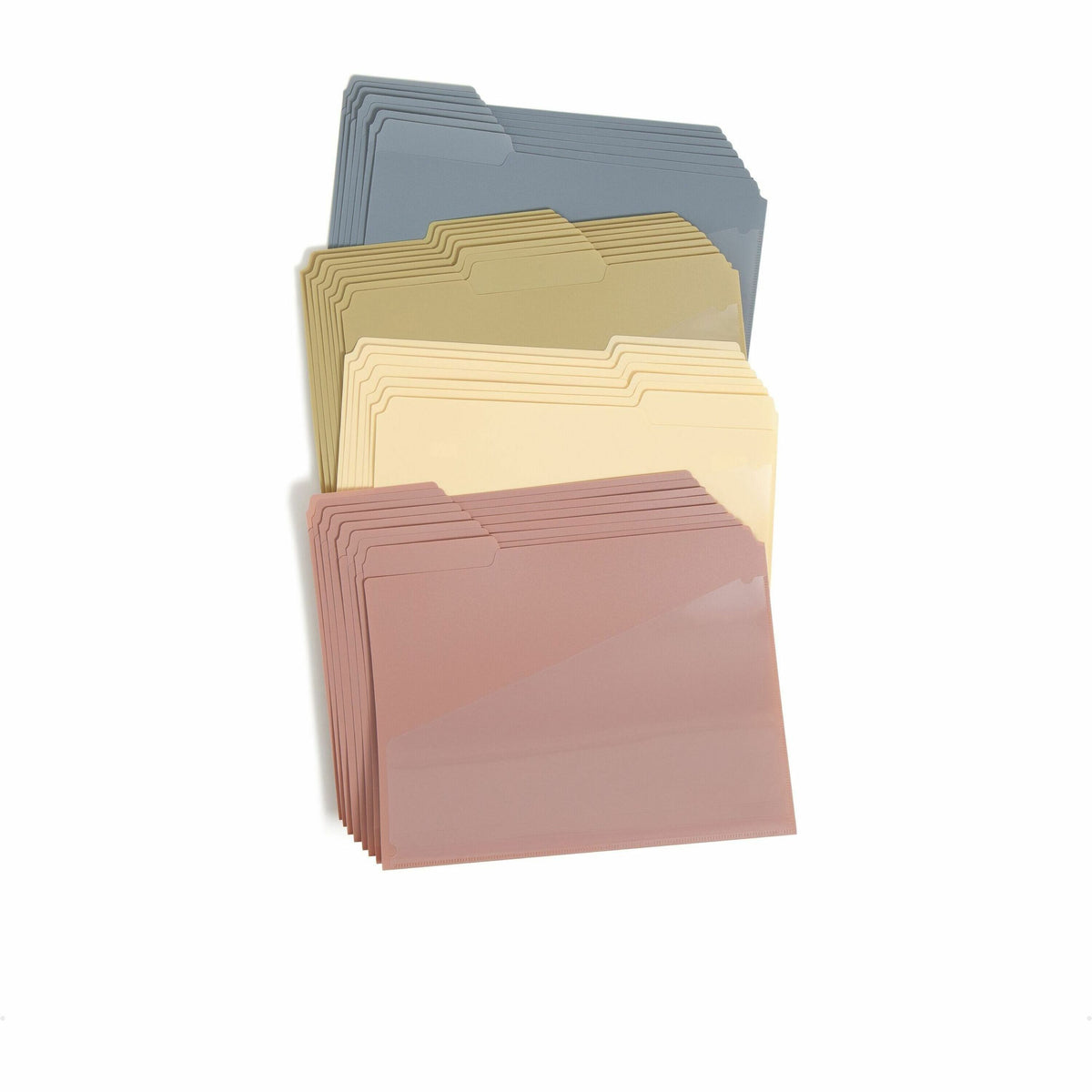 Smead 1/3 Tab Cut Letter Top Tab File Folder - 8 1/2" x 11" - 225 Sheets Capacity - 1" Expansion - 1 Pocket - Top Tab Lo