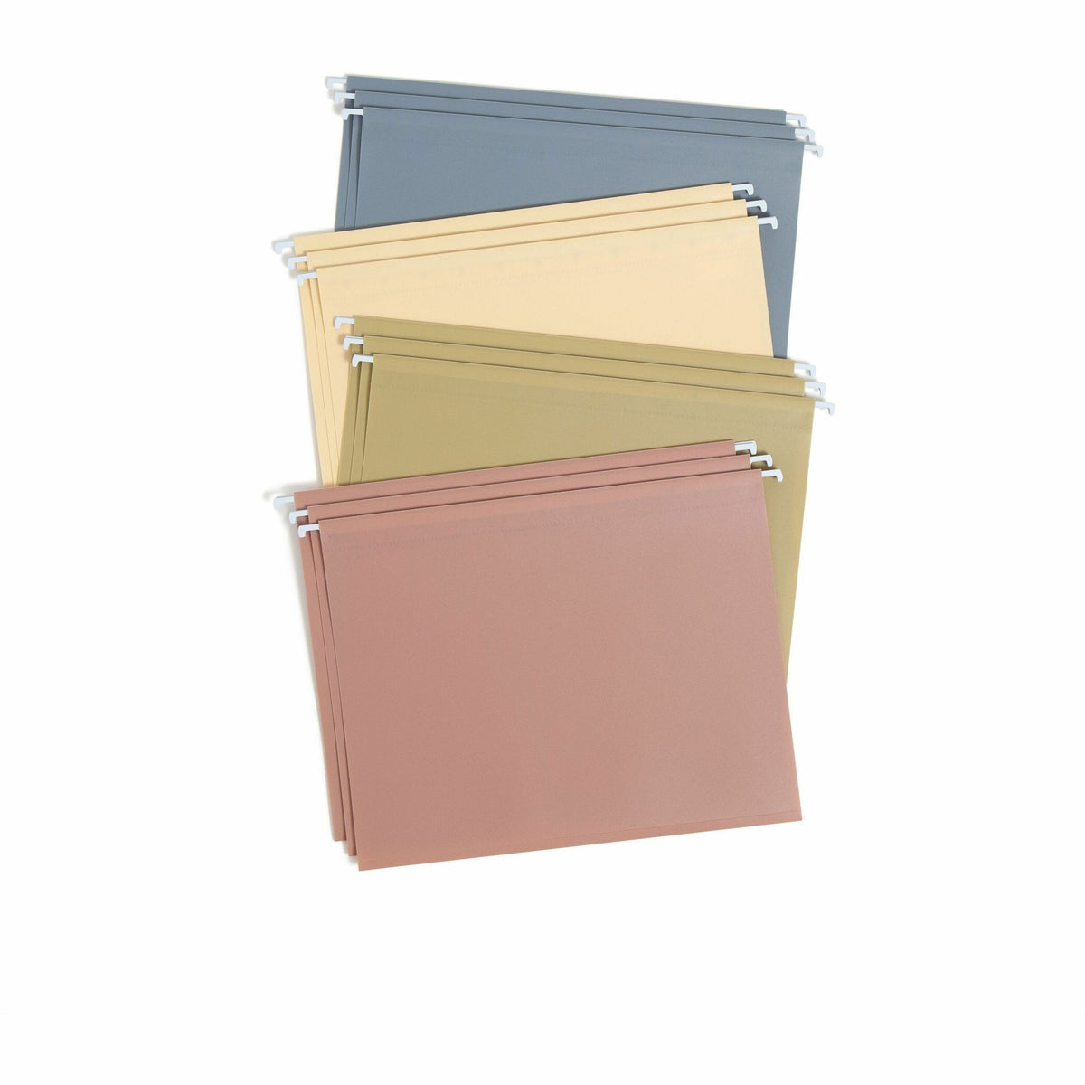 Smead 1/5 Tab Cut Letter Hanging Folder - 8 1/2" x 11" - 100 Sheets Capacity - 1/2" Expansion - Assorted Tab Position - 