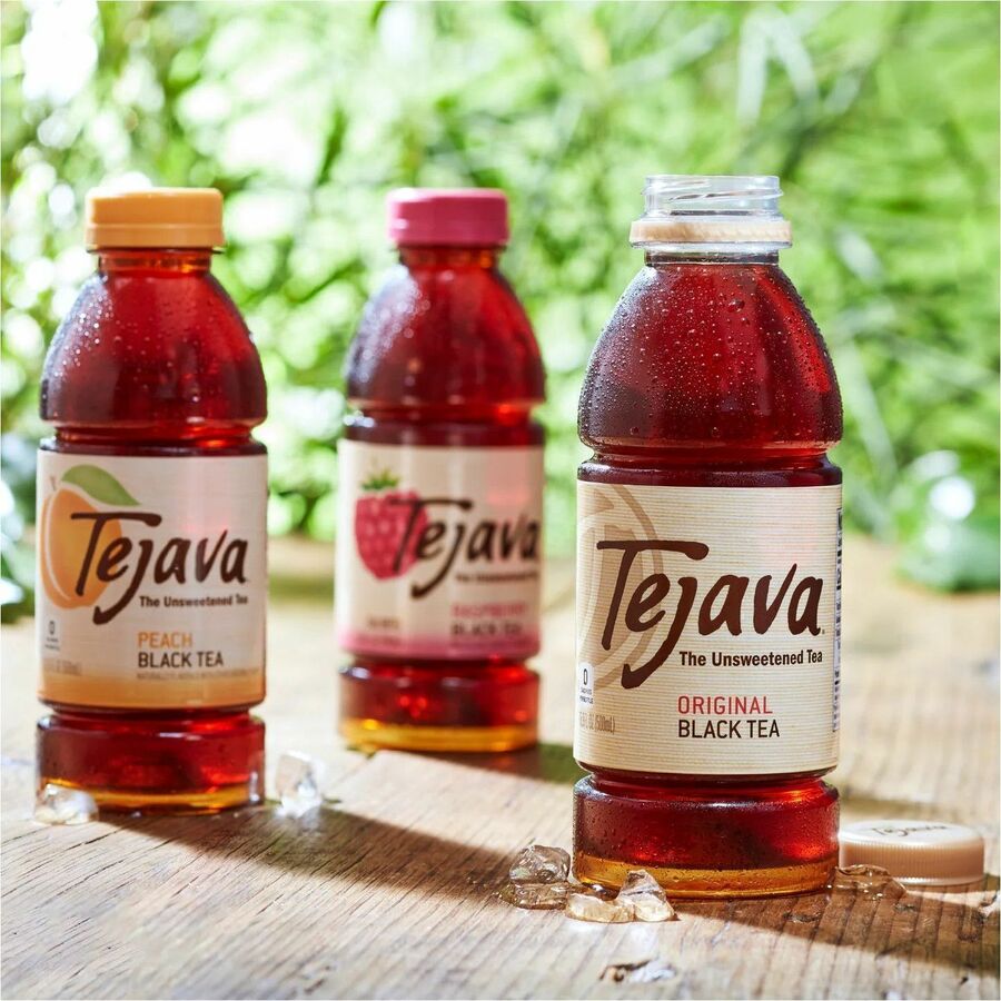 Tejava Java Tea Black Tea - 16.90 fl oz - GMO Free - 12 / Carton