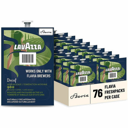 Flavia Freshpack Naturally Decaffeinated Medium Roast Coffee - Compatible with Flavia Aroma, Flavia Creation 300, FLAVIA