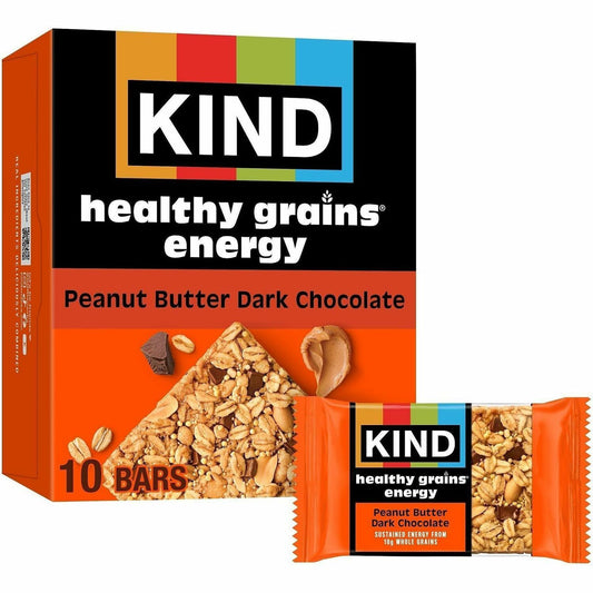 KIND Healthy Grains Energy Bars - Egg-free, Dairy-free, Gluten-free, Wheat-free, Trans Fat Free, Low Sodium - Peanut But