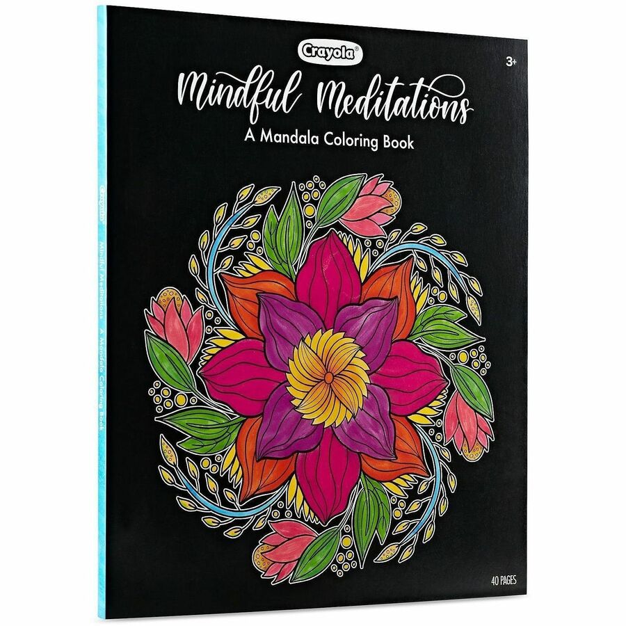 Crayola Mandala Coloring Book Printed Book - 40 Pages - Book - 1 Each