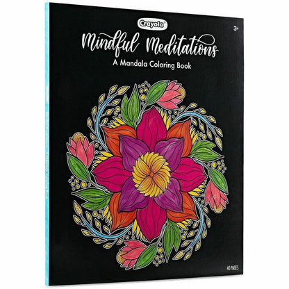 Crayola Mandala Coloring Book Printed Book - 40 Pages - Book - 1 Each