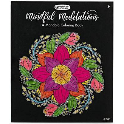 Crayola Mandala Coloring Book Printed Book - 40 Pages - Book - 1 Each