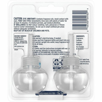Glade PlugIns Juniper & Teak Refills - Plug-in - Phthalate-free, Paraben-free, Formaldehyde-free, Nitro Musk Free - 2 / 