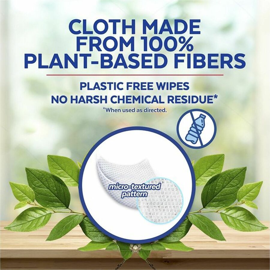 Lysol Plant-Based Fiber Disinfecting Wipes - Wipe - 16.40 oz (1.02 lb) - Fresh Citrus Scent - 6 / Carton