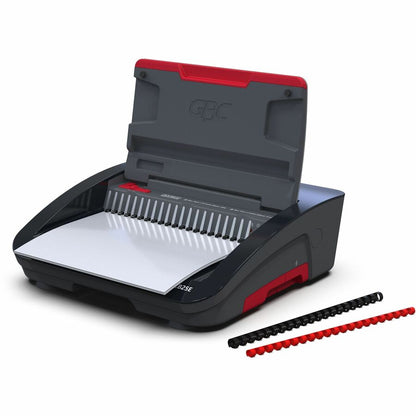 GBC CB25E CombBind Electric Punch and Bind Machine - CombBind - 500 Sheet(s) Bind - 25 Punch - 5.4" Height x 18.4" Width