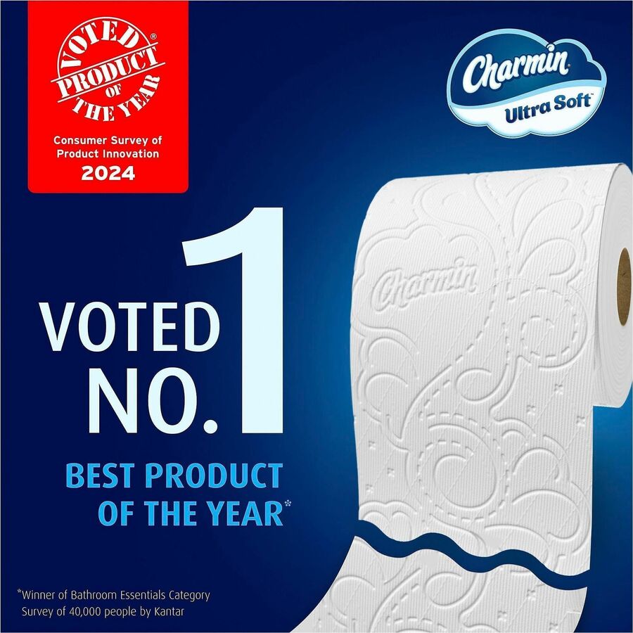 Charmin Bathroom Tissue - 2 Ply - Mega - White - 8 / Carton