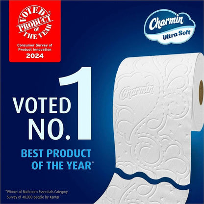 Charmin Bathroom Tissue - 2 Ply - Mega - White - 8 / Carton