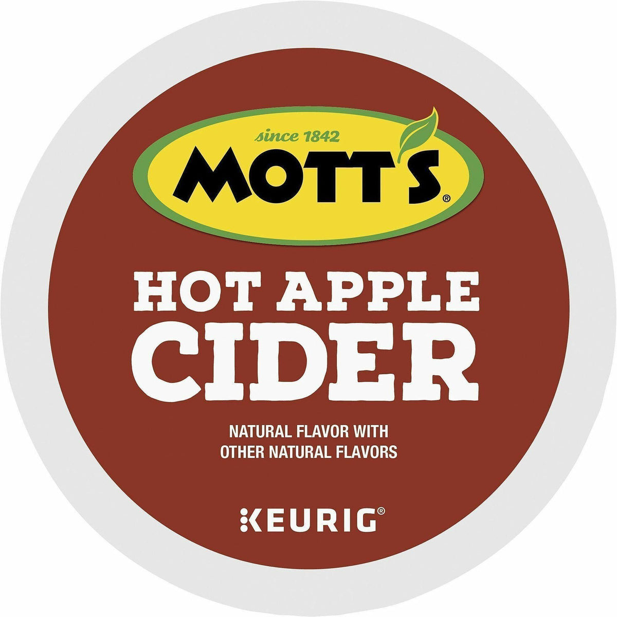 Mott's® K-Cup Hot Apple Cider - Concentrate - 8 fl oz (237 mL) - Apple Cider, Natural - 24/Box - 4 / Carton