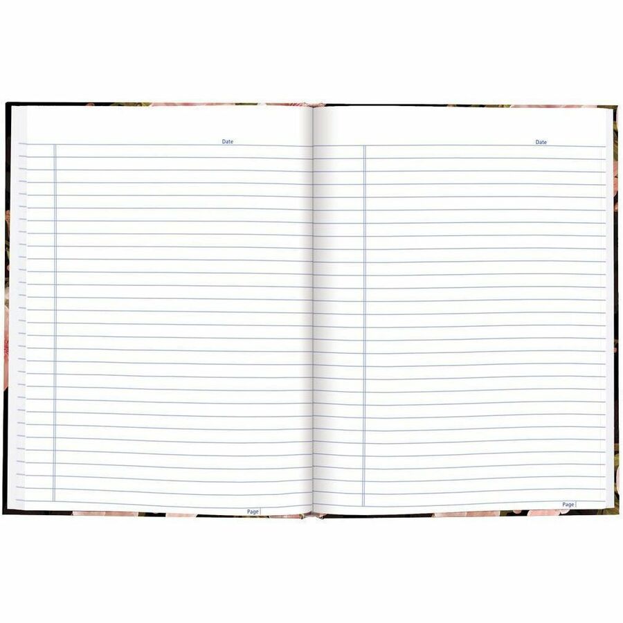 Blueline Cherry Tree Lane Notebook - 192 Pages - Ruled Margin - 9 1/4" x 7 1/4" Sheet Size - Cherry Tree Lane Cover - 1 