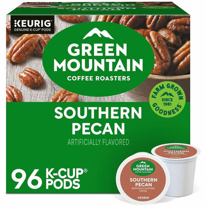 Green Mountain Coffee Roasters® K-Cup Southern Pecan Coffee - Compatible with Keurig Brewer - Light - K-Cup - Southern P