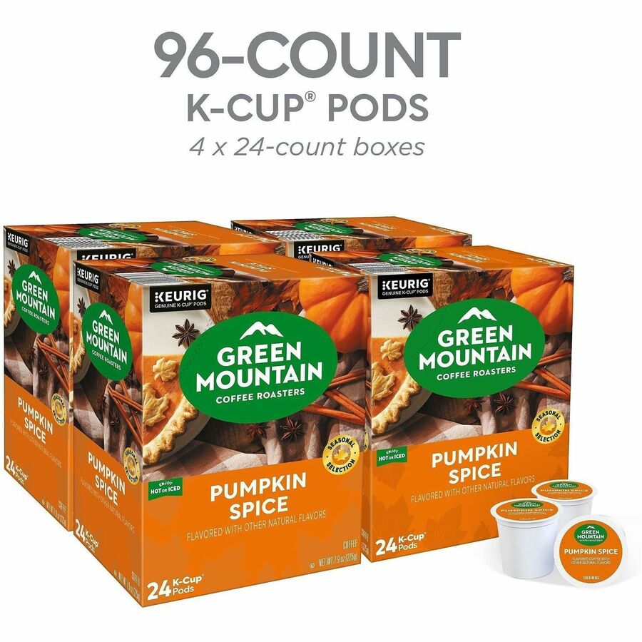 Green Mountain Coffee Roasters® K-Cup Pumpkin Spice Coffee - Compatible with Keurig Brewer - Light - K-Cup - Pumpkin Spi