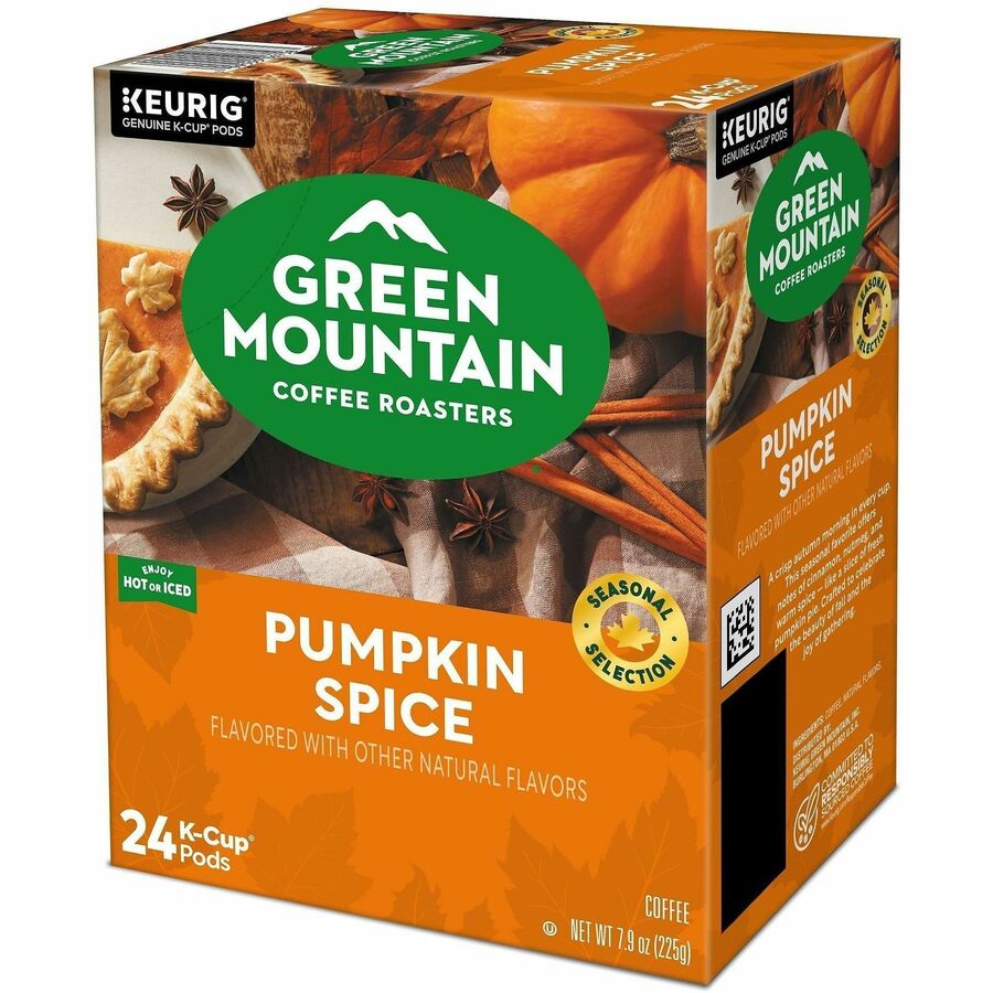 Green Mountain Coffee Roasters® K-Cup Pumpkin Spice Coffee - Compatible with Keurig Brewer - Light - K-Cup - Pumpkin Spi