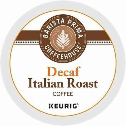 Barista Prima Coffeehouse® K-Cup Italian Roast Decaf Coffee - Compatible with Keurig Brewer - Dark - K-Cup - Italian Roa