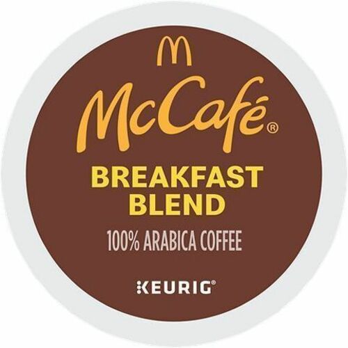 McCafé® K-Cup Breakfast Blend Coffee - Compatible with Keurig Brewer - Light - K-Cup - Breakfast Blend - 24/Box - 4 / Ca