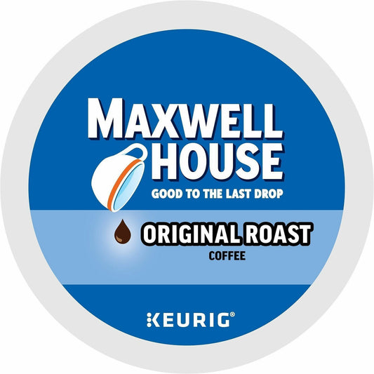 Maxwell House K-Cup Original Roast Coffee - Compatible with Keurig Brewer - Medium - K-Cup - Original Roast - 24/Box - 4