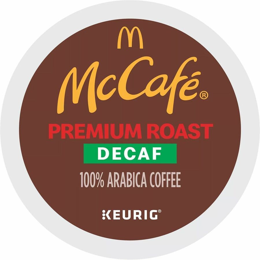 McCafe K-Cup Decaf Premium Roast Coffee - Compatible with Keurig Brewer - Medium - K-Cup - Premium Roast - Decaffeinated