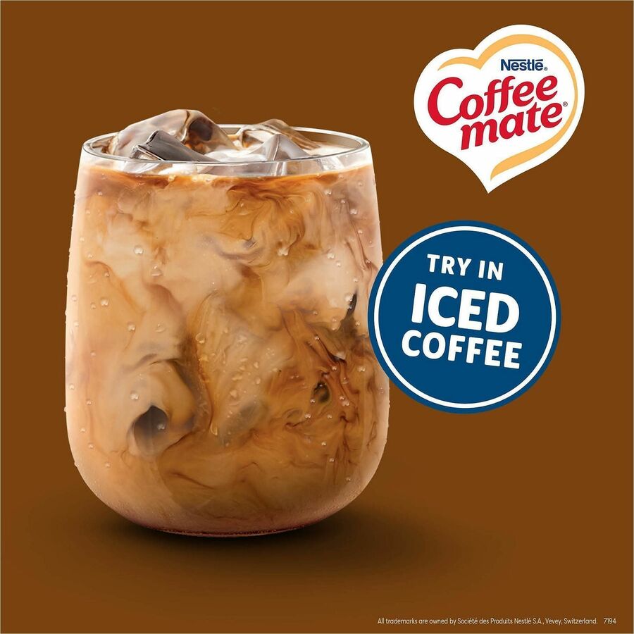 Coffee mate Creamer Snickers Flavor Singles - Chocolate, Nut, Caramel, Snickers Flavor - 0.38 fl oz (11 mL) - 1 Serving 