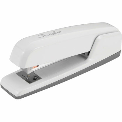 Swingline 747 Business Stapler - Staples Upto 30 Sheet - Arctic White - Die-cast Metal - 1 Each