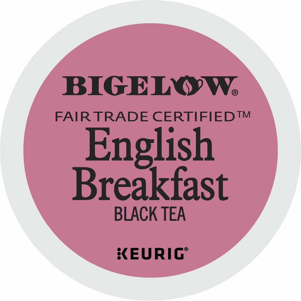 Bigelow® English Breakfast Black Tea K-Cup - Compatible with Keurig Brewer - 24 K-Cup - Caffeinated - 4 / Carton
