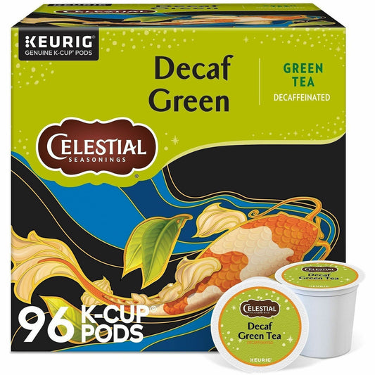 Celestial Seasonings® Decaf Green Tea K-Cup - Compatible with Keurig Brewer, Keurig K-Cup Brewer - 24 K-Cup - Decaffeina