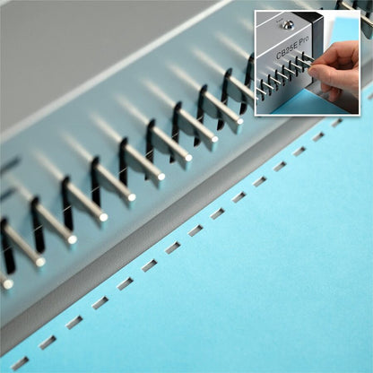 GBC CombBind CB25E Pro Punch/Bind Machine - CombBind - 500 Sheet(s) Bind - 25 Punch - 9.9" Height x 15.4" Width x 13.9" 