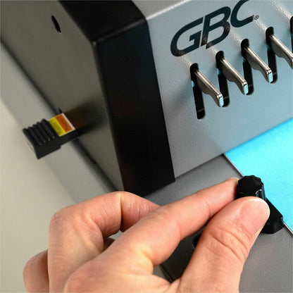 GBC CombBind CB25E Pro Punch/Bind Machine - CombBind - 500 Sheet(s) Bind - 25 Punch - 9.9" Height x 15.4" Width x 13.9" 