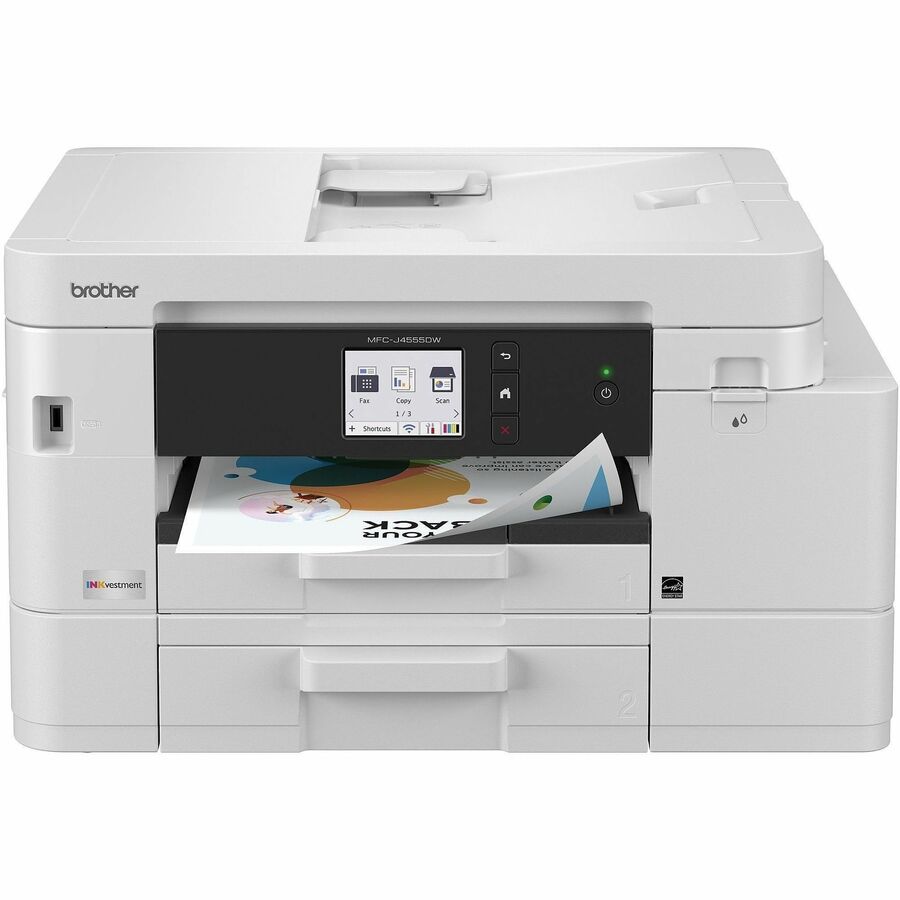 Brother MFC-J4555DW Wireless Inkjet Multifunction Printer - Color - Copier/Fax/Printer/Scanner - 4800 x 1200 dpi Print -