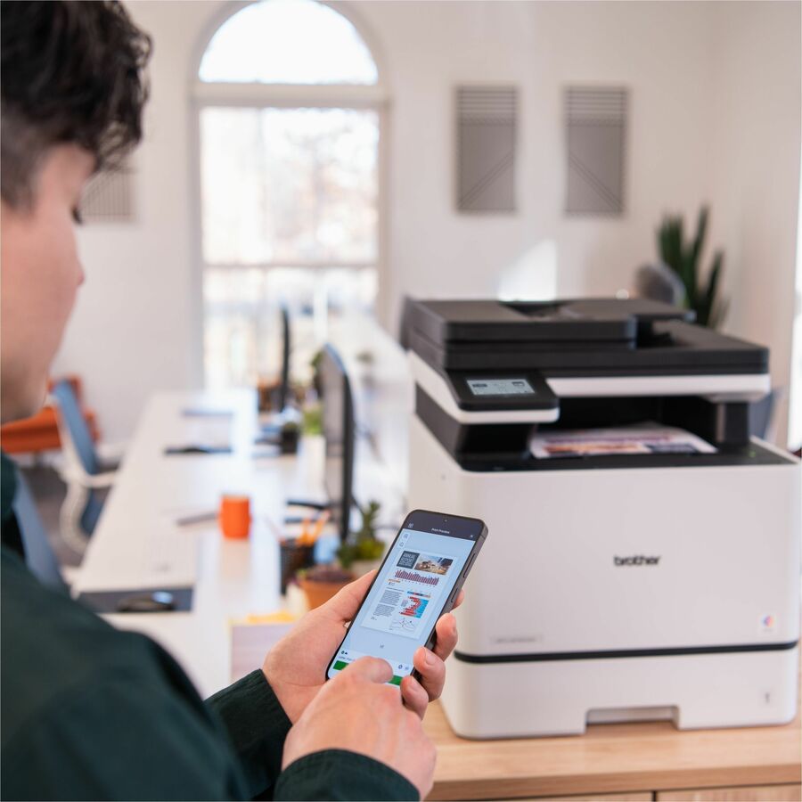Brother MFC-L8730CDW Wired & Wireless Laser Multifunction Printer - Color - Black, White - Copier/Printer/Scanner - 1 Ea