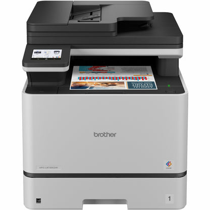 Brother MFC-L8730CDW Wired & Wireless Laser Multifunction Printer - Color - Black, White - Copier/Printer/Scanner - 1 Ea