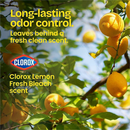 Glad Medium Drawstring Trash Bags with Clorox - Lemon Fresh Bleach - Medium Size - 8 gal Capacity - Drawstring Closure -