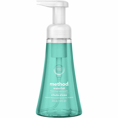 Method Waterfall Foaming Hand Wash - Waterfall Scent - 10 fl oz - Bottle Dispenser - Hand - Blue - 6 / Carton